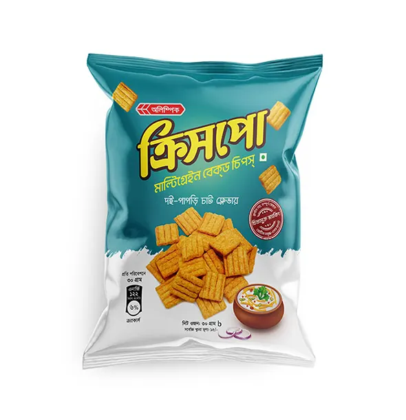 1705067057_1685427885_olympic-crispo-doi-papri-chat-flavour-chips-30g-paikaree_webp.png Crispo Doi-Papri Chat Flavour Chips - 30gm - Image 1