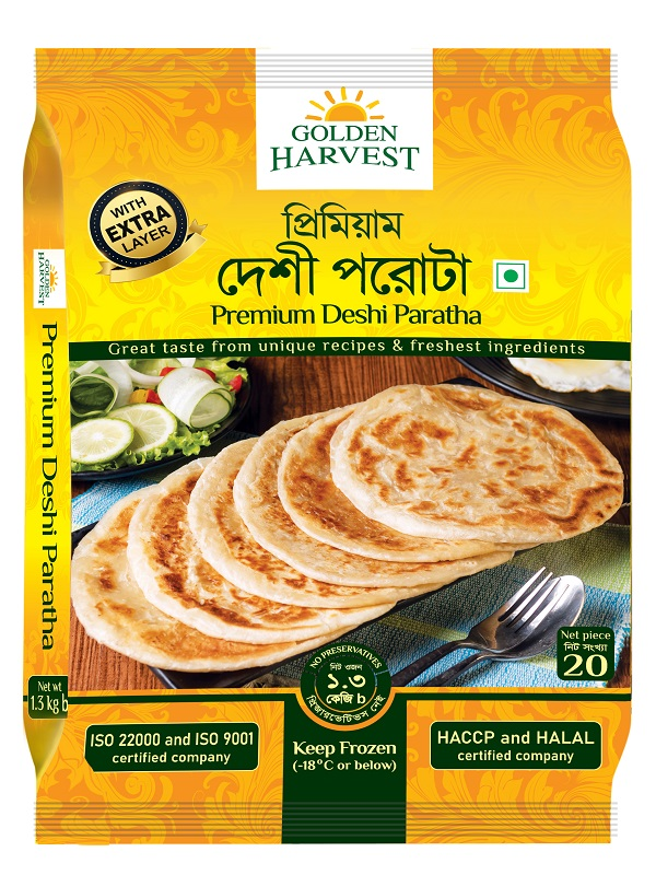 1705503981_Premium-Deshi-Paratha-1300-gm_jpg.png Golden Harvest Premium Deshi Paratha - 1300g (20p) - Image 1