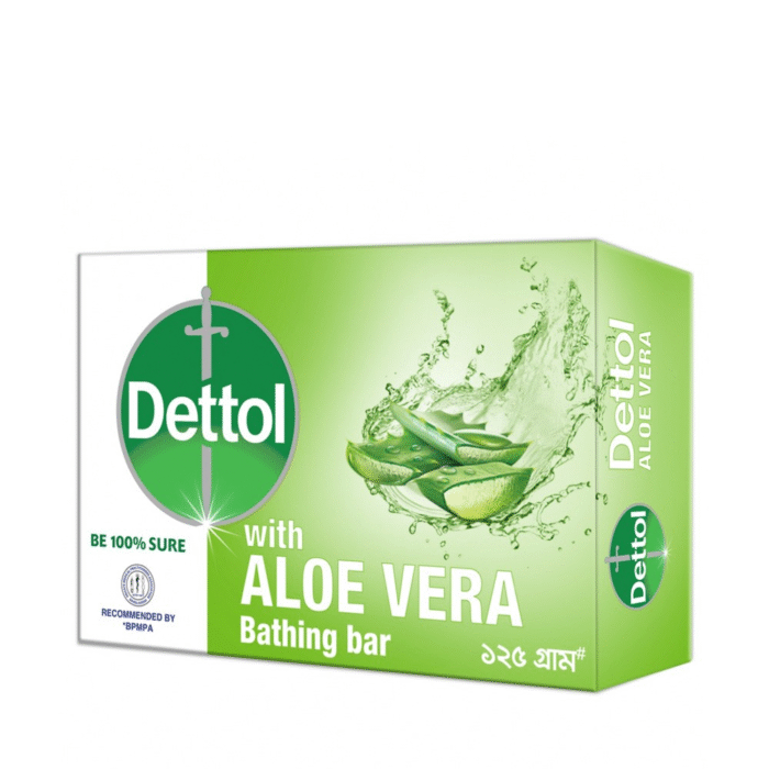 Dettol Aloe Vera Soap - 125gm - Image 1