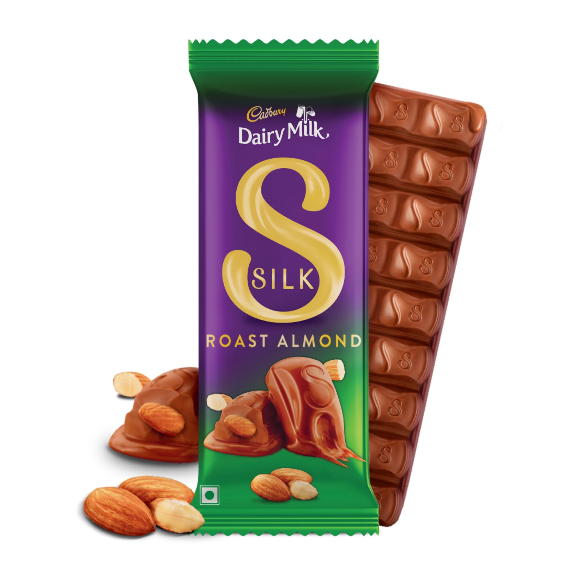 1757757832_71vzgoujw5l-jpg.png Cadbury Dairy Milk Silk Roast Almond Chocolate Bar - 52g - Image 1