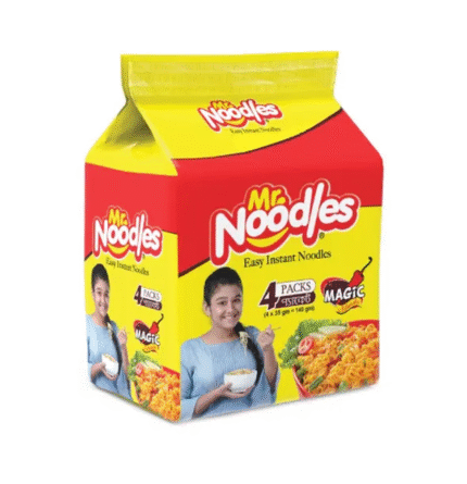 Mr Noodles Magic Masala Easy Instant Noodles (4 Pack) - 140gm