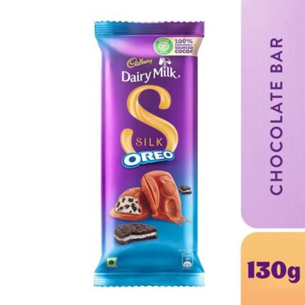 Cadbury Dairy Milk Silk Oreo Chocolate Bar - 130g