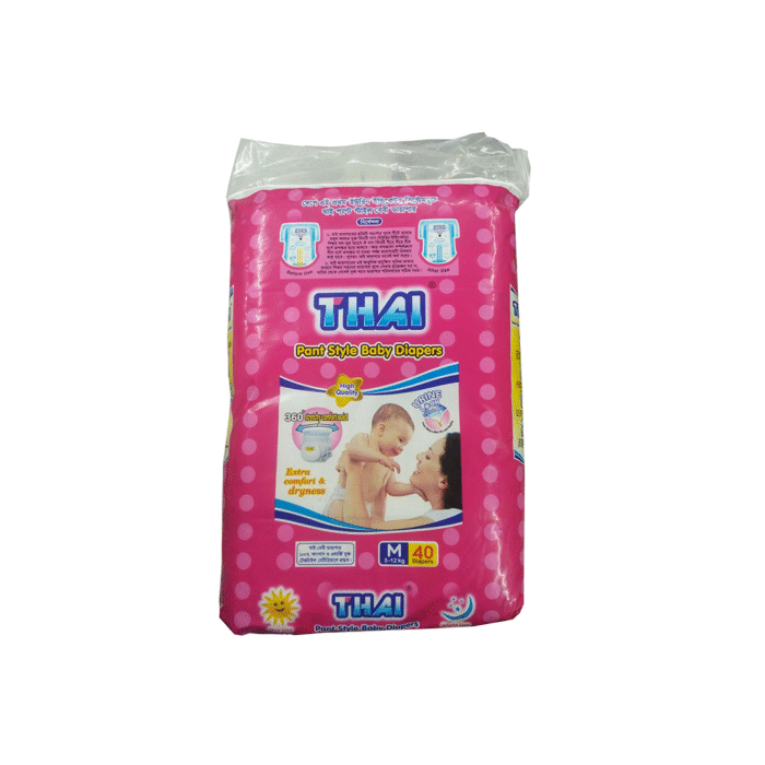 Thai Pant Style Diaper Medium M (5-12 kg) - 40pcs - Image 1