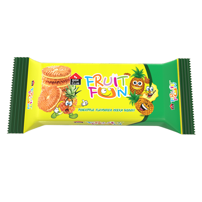 Bisk Club Fruit Fun Pianapple Flavour - 40gm - Image 1