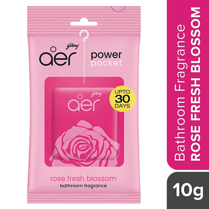 Godrej Aer Power Pocket Airfreshener Fresh Blossom 10 g - Image 1