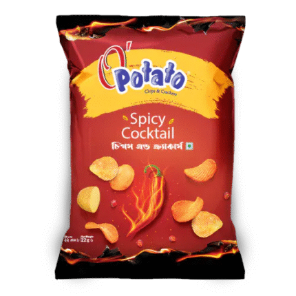 O Potato Chips & Crackers Spicy Cocktail- 20g