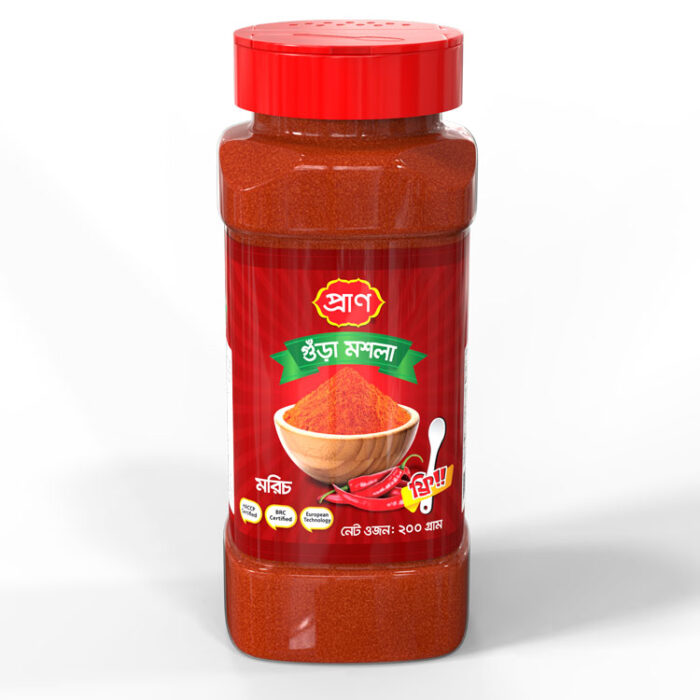 PRAN Chilli Powder - 200gm (Jar) - Image 1