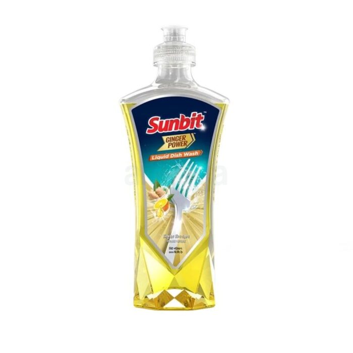 Sunbit Ginger Power Liquid Dish Wash - 500ml - Image 1