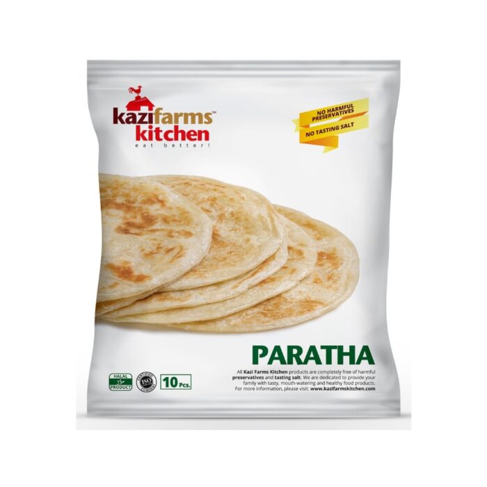 Kazi Farms Plain Paratha (10pcs) - 650g - Image 1