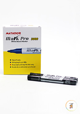 Matador Mark Pro White Board Marker 3000 (Black)