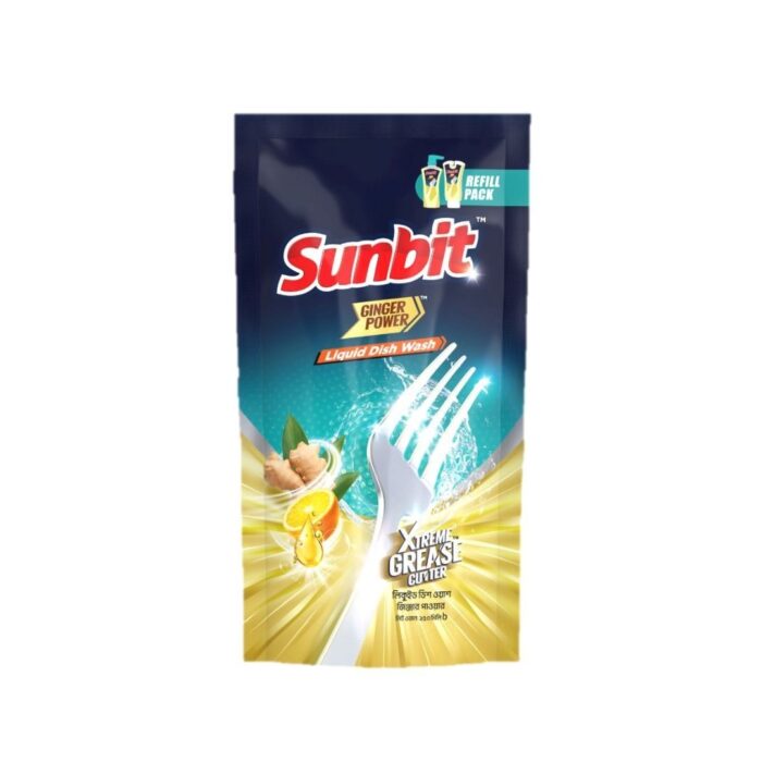 Sunbit Dish Ginger Power Liquid Dish Wash - 250ml - Image 1